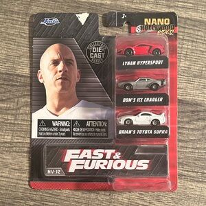 Jada Fast & Furious Nano Hollywood Rides Die-Cast Cars